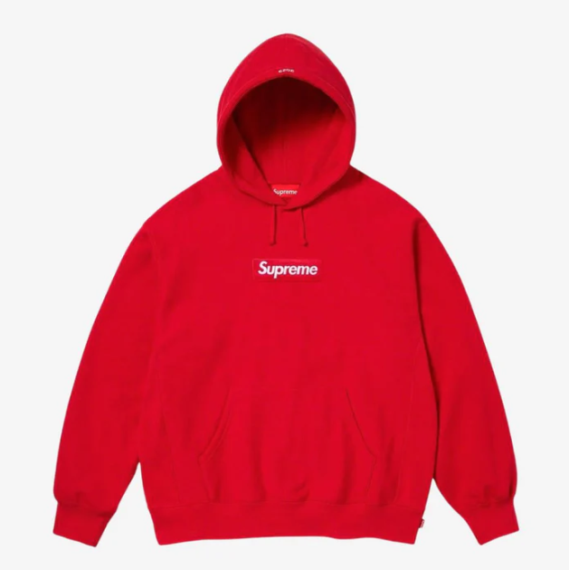 FELPA SUPREME BOX LOGO FW23 RED