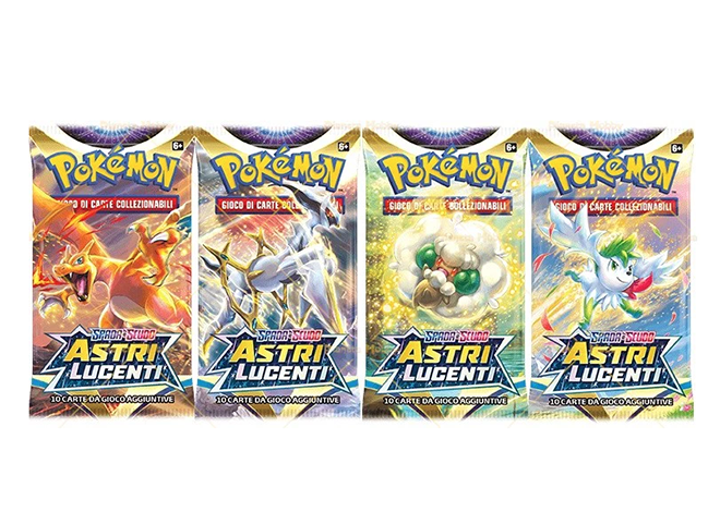 Spada e Scudo Astri Lucenti 4 Buste Set Artwork (IT)