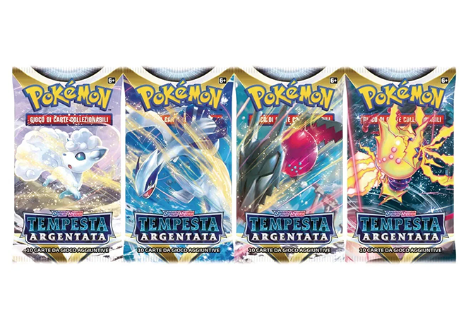 Spada e Scudo Tempesta Argentata 4 Buste Set Artwork (IT)