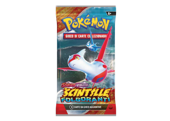 Scarlatto e Violetto Scintille Folgoranti Busta 10 Carte (IT)