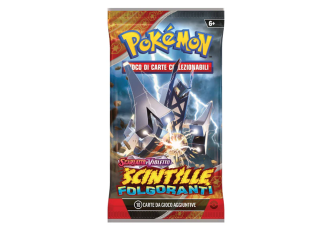 Scarlatto e Violetto Scintille Folgoranti Busta 10 Carte (IT)