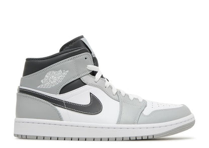 AIR JORDAN 1 MID LIGHT SMOKE GREY ANTHRACITE