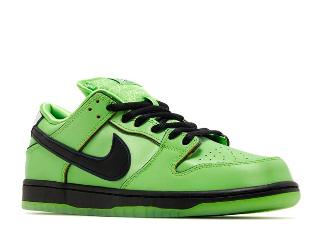 NIKE SB DUNK LOW POWERPUFF GIRLS BUTTERCUP