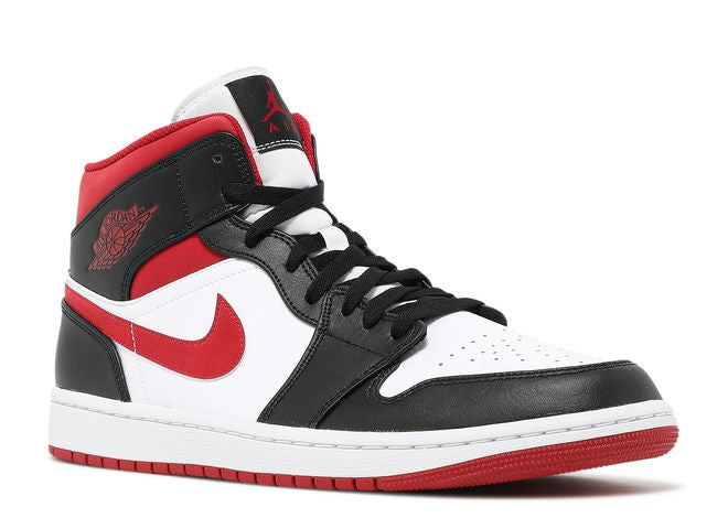 AIR JORDAN 1 MID BLACK GYM RED