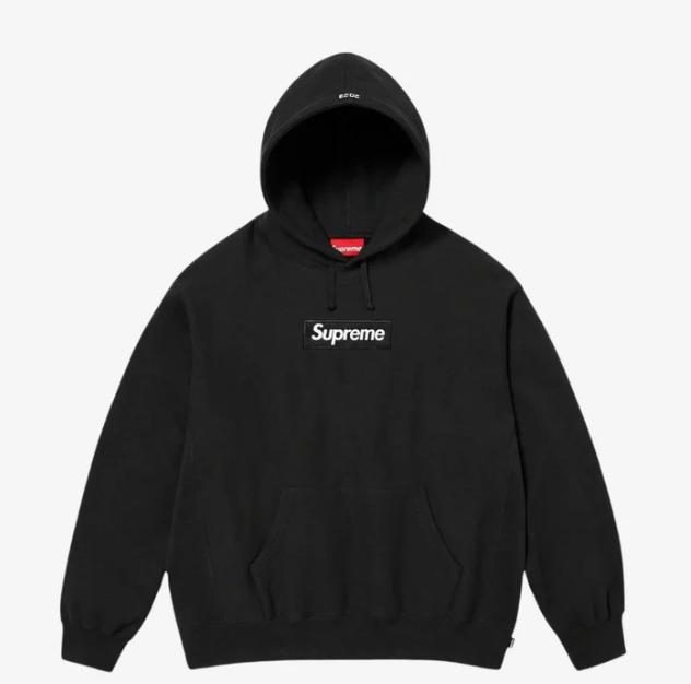 FELPA SUPREME BOX LOGO (FW23) - BLACK