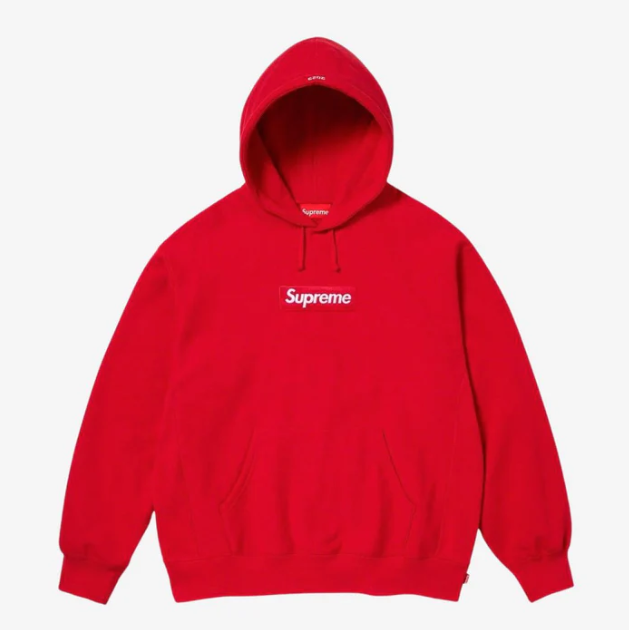 FELPA SUPREME BOX LOGO (FW23) - RED