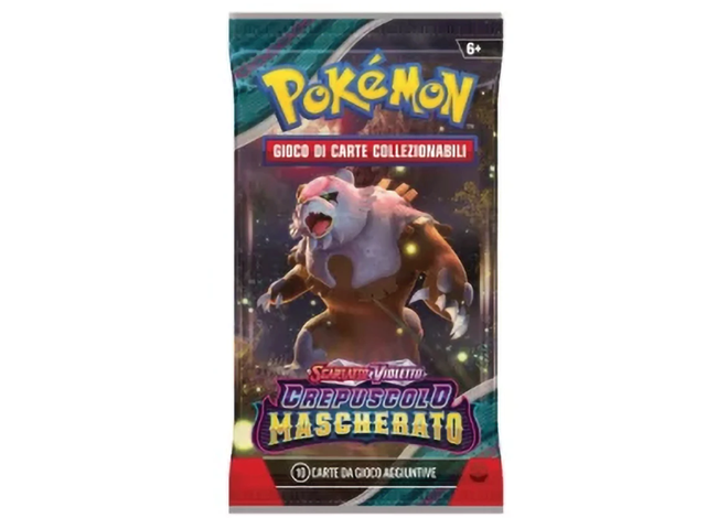 Scarlatto e Violetto Crepuscolo Mascherato Busta 10 Carte (IT)