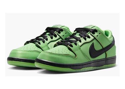 NIKE SB DUNK LOW POWERPUFF GIRLS BUTTERCUP