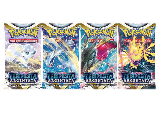 Spada e Scudo Tempesta Argentata 4 Buste Set Artwork (IT)