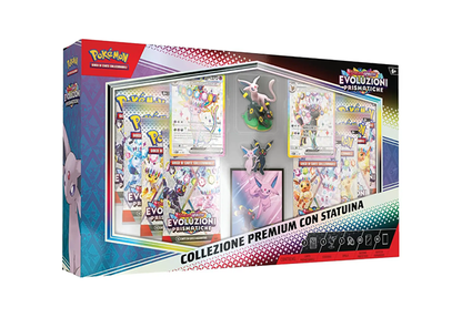 Collezione Premium Evoluzioni Prismatiche con Statuina Espeon e Umbreon (IT)