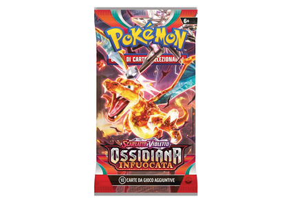 Scarlatto e Violetto Ossidiana Infuocata Busta 10 Carte (IT)