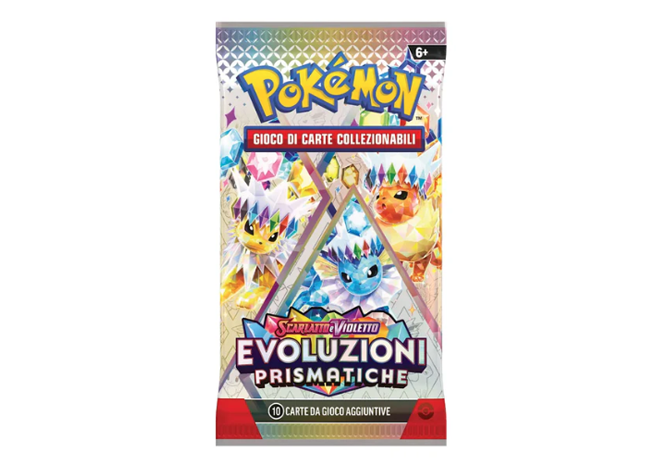 Scarlatto e Violetto Evoluzioni Prismatiche Busta 10 Carte (IT)