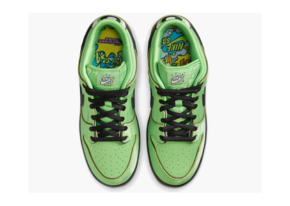 NIKE SB DUNK LOW POWERPUFF GIRLS BUTTERCUP