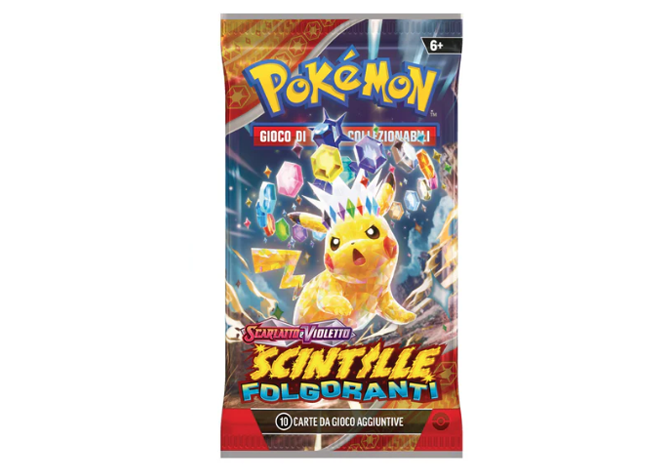 Scarlatto e Violetto Scintille Folgoranti Busta 10 Carte (IT)